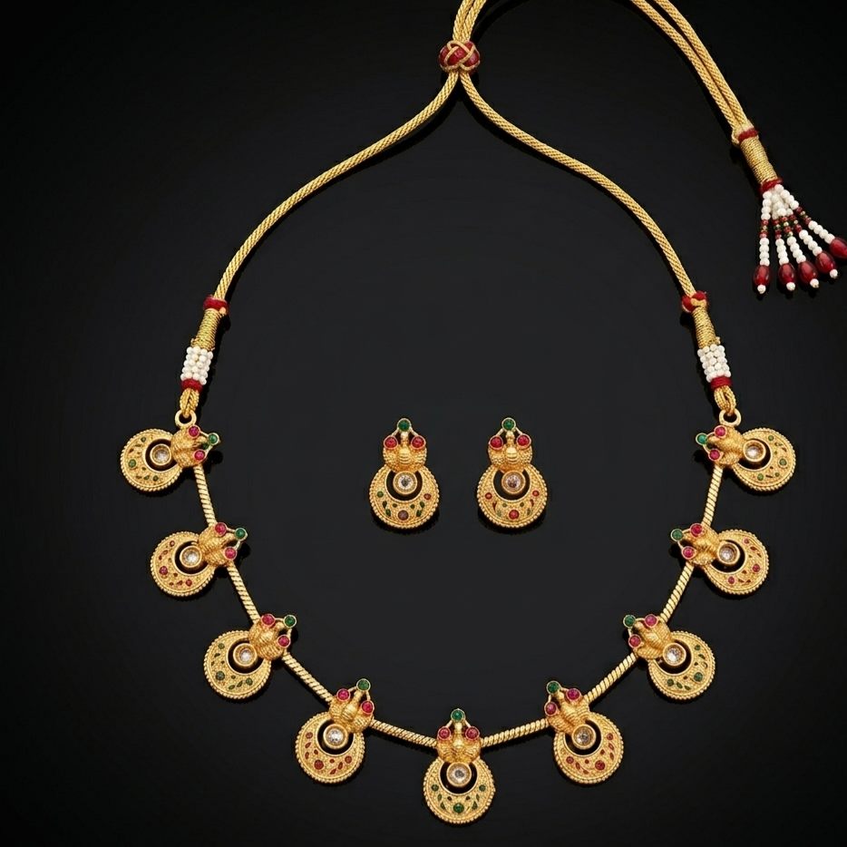 Copper Short Necklace