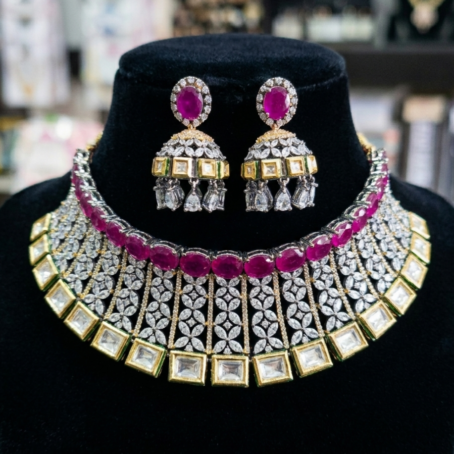 Royal Ruby & Kundan Choker